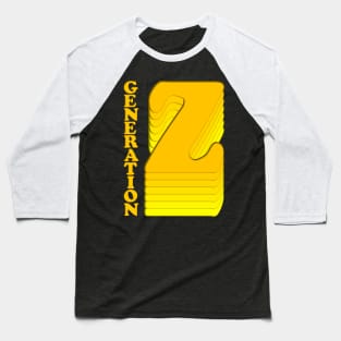 Generation Z - The Young And Yellow Baseball T-Shirt